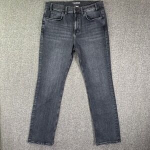 Tecovas Jeans Men 34x32 Slim Straight Gray Washed Denim Western Cowboy Gaucho